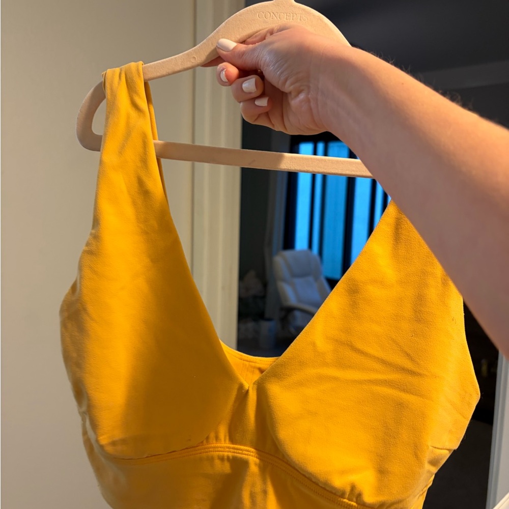 lululemon athletica Light Orange Align V-neck Sports Bra